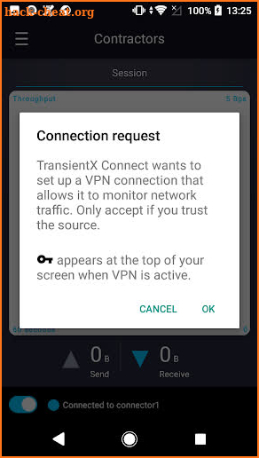 TransientX Connect screenshot