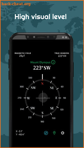 Transight Compass Pro - 360Compass - Bussola screenshot