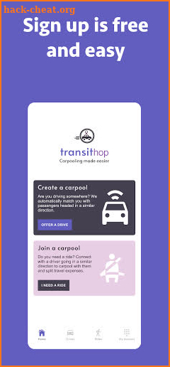 Transit Hop - Travel, Carpool and Rideshare screenshot