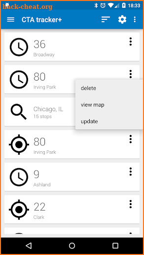Transit Tracker+ - CTA screenshot