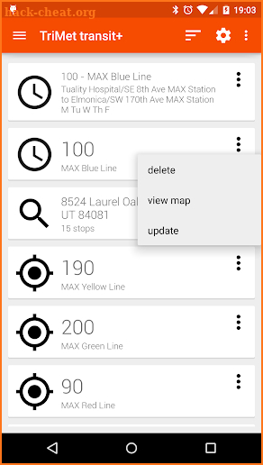 Transit Tracker+ - TriMet screenshot