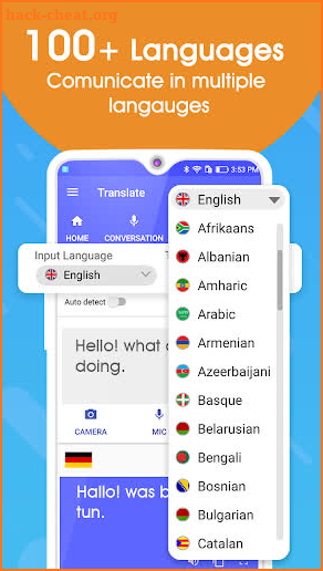 Translate All Language - Voice Text Translator screenshot