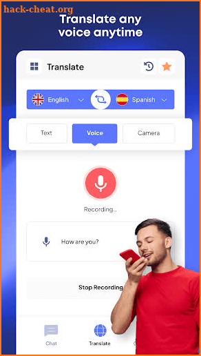 Translate App Voice Translator screenshot