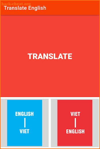 Translate English screenshot