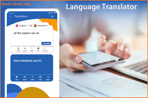 Translate Language-Voice Translator App screenshot