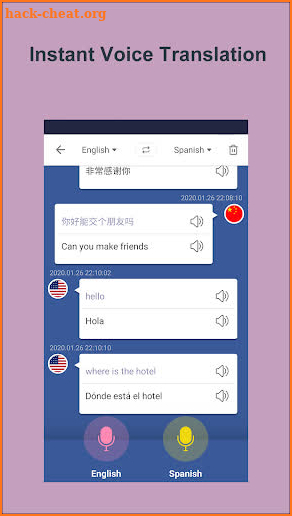 Translate Lens - Text, Voice and Camera Translator screenshot