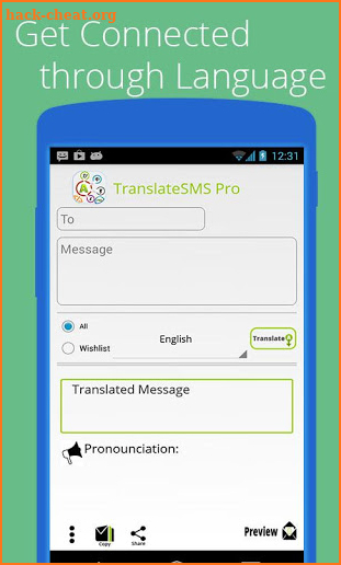 Translate SMS Pro screenshot