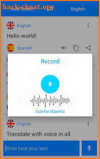 Translate voice - Translator screenshot