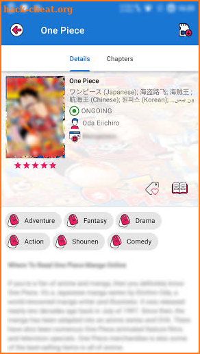 Translated Manga : EN + AR + FR + ES screenshot
