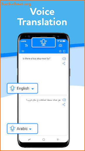 TranslateX: Voice, Photo, Text screenshot