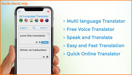 Translator App Free; Voice Translate All Languages screenshot