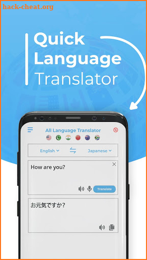 Translator App Free; Voice Translate All Languages screenshot