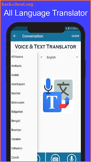 Translator for all & Speech text translate screenshot