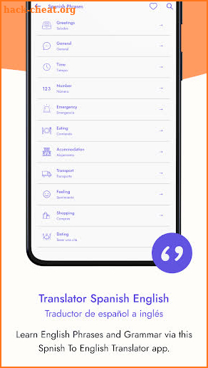 Translator Spanish English screenshot