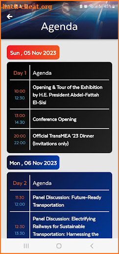 TransMEA Expo screenshot