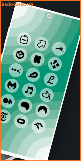 Transparent Black - Icon Pack screenshot