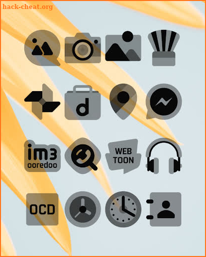 Transparent Black - Icon Pack screenshot