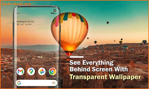 Transparent Live Wallpaper 4K screenshot