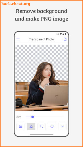 Transparent Photo Background (Background Eraser) screenshot