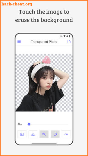 Transparent Photo Background (Background Eraser) screenshot