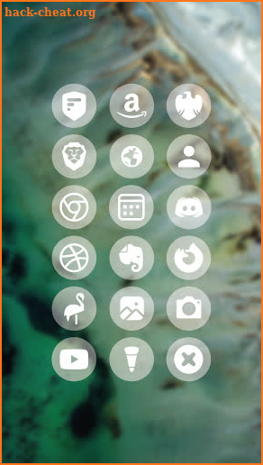 Transparent Pixel 12 White - Icon Pack screenshot