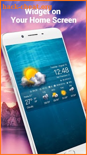 Transparent Weather Forecast Widget screenshot