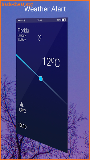 Transparent Weather Widget screenshot