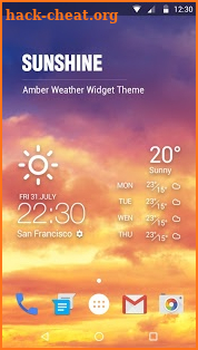 Transparent Weather Widgets screenshot