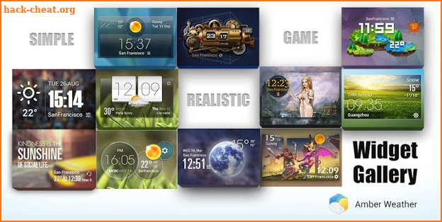 Transparent Weather Widgets screenshot
