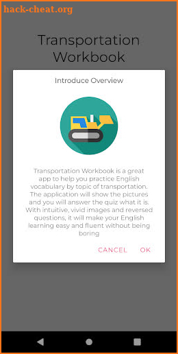 Transportation Workbook screenshot