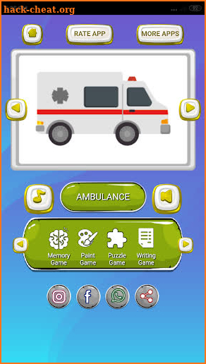 Transportations for Kids screenshot