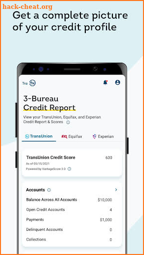 TransUnion: Credit Monitoring screenshot