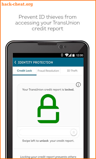 TransUnion TrueIdentity Mobile screenshot