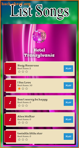 Transylvania Piano Tiles Game screenshot
