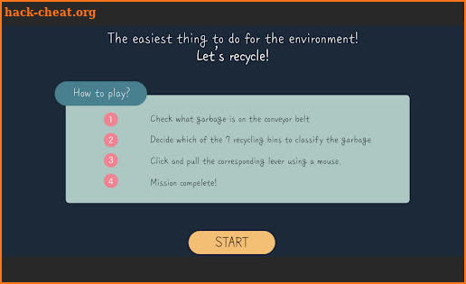 Trash Recycling Game: WA-R-RRR screenshot