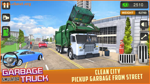 Trash Truck Driving Simulator: Dumping Game screenshot