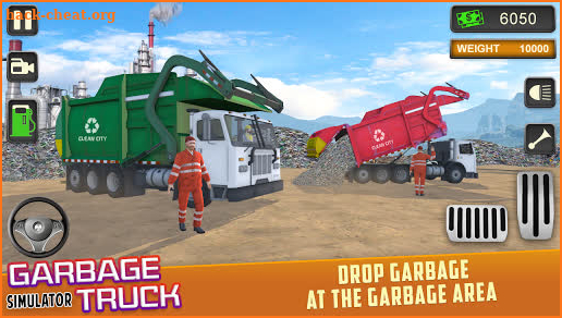 Trash Truck Driving Simulator: Dumping Game screenshot
