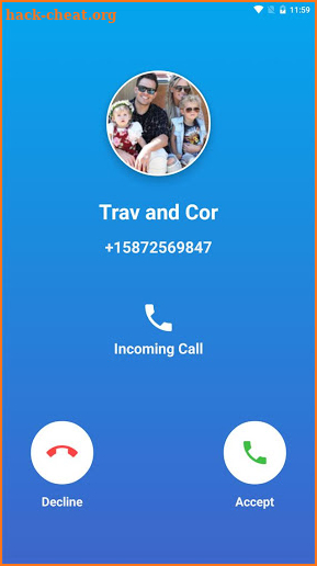 Trav and Cor Call Fake screenshot