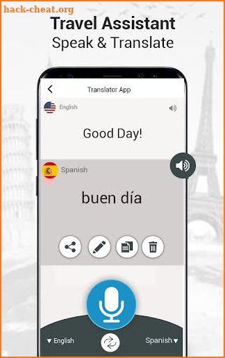 Travel Assistant – Speech to Text Translator screenshot