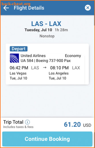 Travelation Flights screenshot