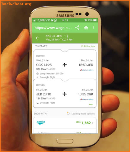 Traveling - Cheap Flights & Hotels App screenshot