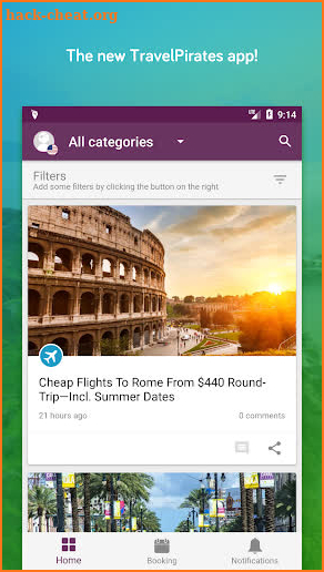 TravelPirates Top Travel Deals screenshot