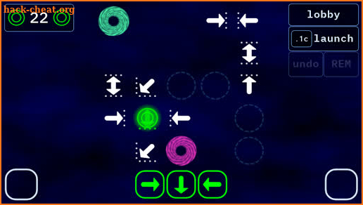 Travesky (Abstract Puzzles in Space) screenshot