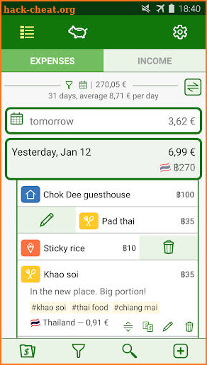 Travex - Travel expenses and b screenshot