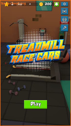 Treadmill Race Cars screenshot