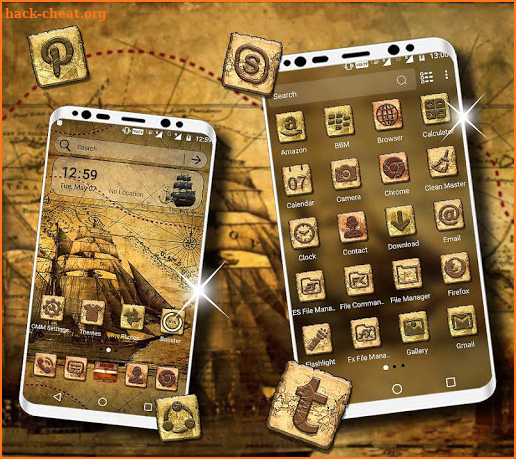 Treasure Hunt Launcher Theme screenshot