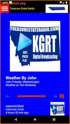 Treasure State Radio screenshot