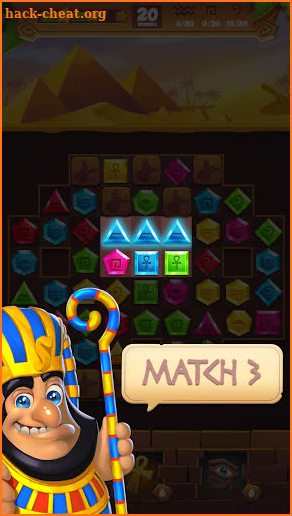 Treasures of Egypt - Free Match 3 & Puzzle Game screenshot