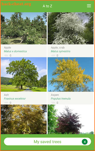 Tree ID - British trees screenshot