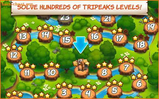 Treepeaks - A Classic Tripeaks Solitaire Adventure screenshot